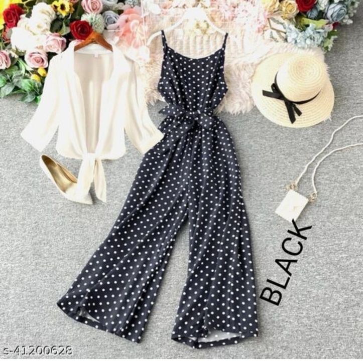 Polka dot jumpsuit with shrug uploaded by Turkan Brothers on 2/27/2022