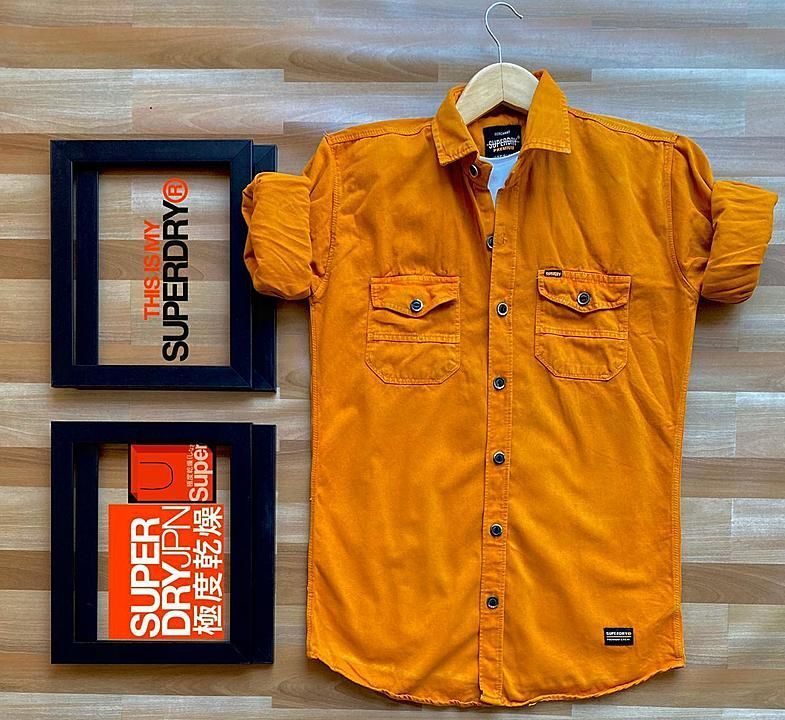 Post image *SUPERDRY SOLID CARGO  SHIRT*✨
*PREMIUM SHIRTS*
_*Fabric100% cotton OUR GUARANTEE *_👌🏻
_* CARGO SHIRT ARTICLE*❤❤

*SIZES M38  L40  XL42* 

_*@₹540/-only*_

*FREE SHIPPING 🇮🇳🤗*

*QUANTITY: 300 pieces stock*
*FULL STOCK*
⚙️⚙️⚙️⚙️