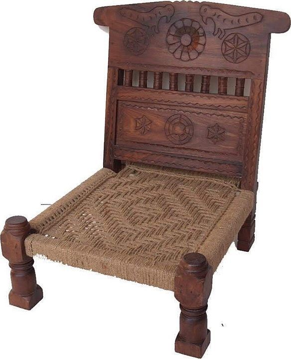 Wooden chair with jute uploaded by business on 10/11/2020