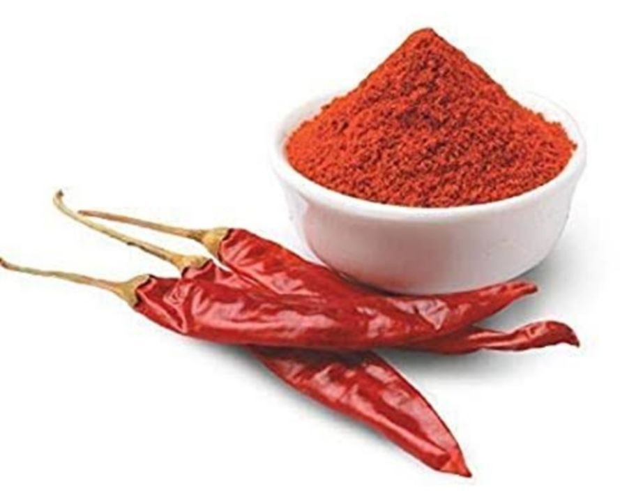 Post image Red chili powder available good quality 195 par kg