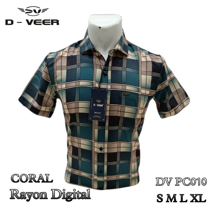 Polyester Rayon print shirts uploaded by business on 2/28/2022