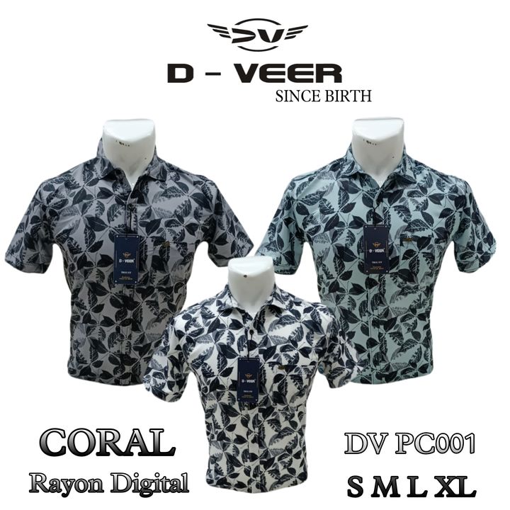 Polyester Rayon print shirts uploaded by business on 2/28/2022