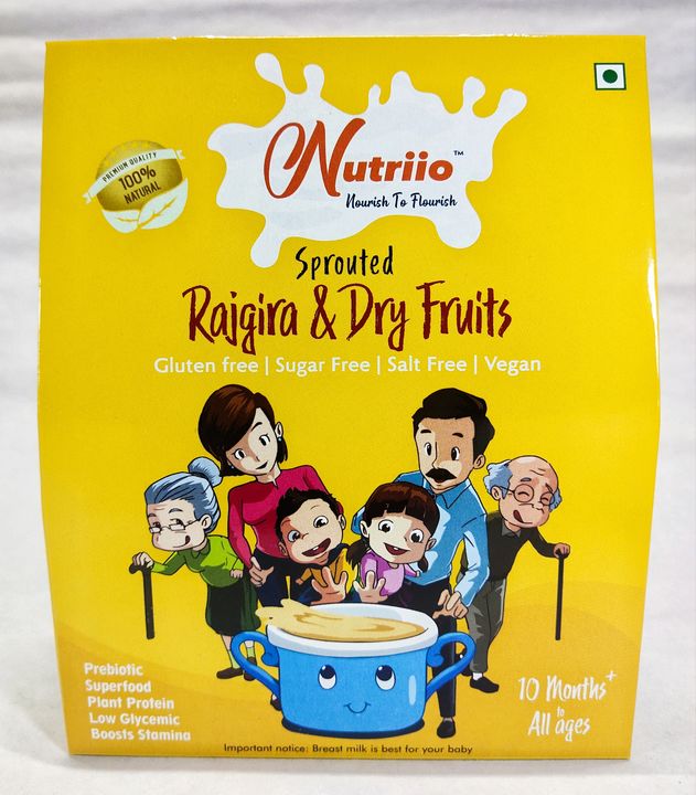 Sprouted Rajgira & Dry fruits uploaded by Nutriio Products on 2/28/2022