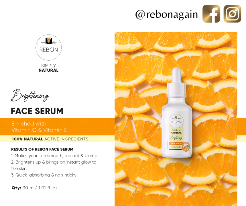 Rebon Face Serum with Vitamin C uploaded by Aquarians Marketing Agency on 2/28/2022