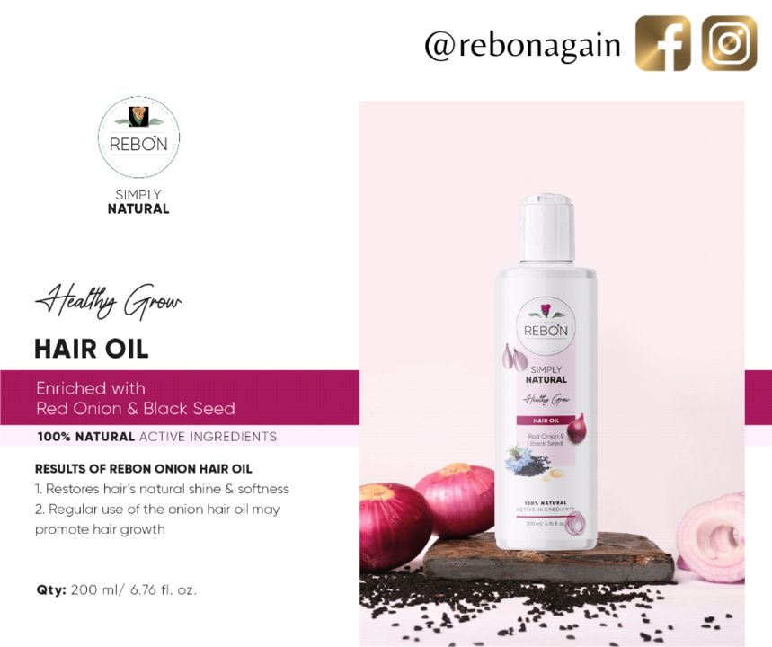 Rebon Hair Oil  uploaded by Aquarians Marketing Agency on 2/28/2022