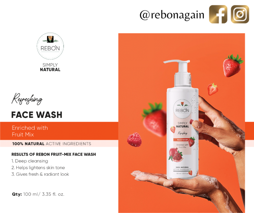 Rebon Facewash Fruitmix  uploaded by Aquarians Marketing Agency on 2/28/2022