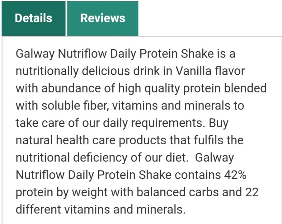 Galway Daily Protein Shake- Vanilla Flavour{SL}

 uploaded by GAGANASRI ENTERPRISES on 3/1/2022