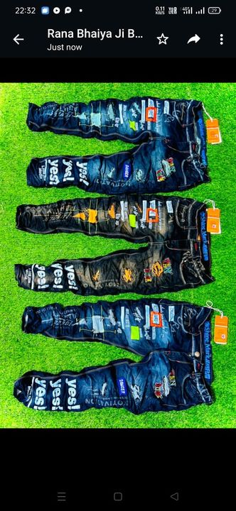 Denim jeans mens all size available uploaded by business on 3/1/2022