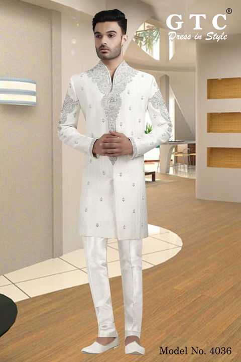 Magnificent GTC- Exclusive Ethnic Groom Sherwani uploaded by AMBE COLLECTIONS  on 3/1/2022