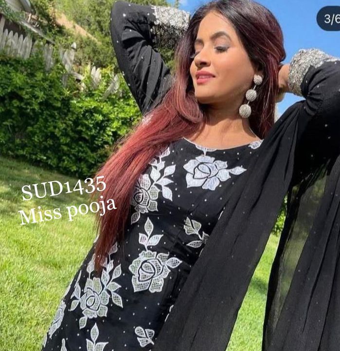 Miss pooja suit  uploaded by business on 3/1/2022