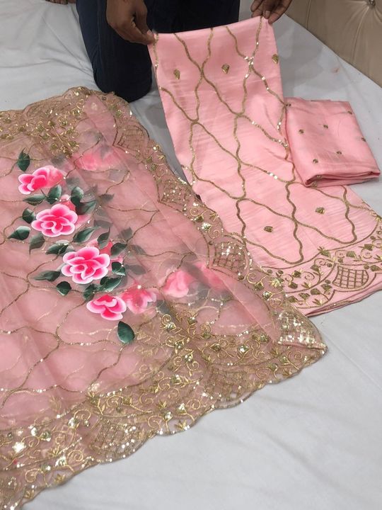 Preety suits upada silk  uploaded by Msw monson boutique on 3/1/2022