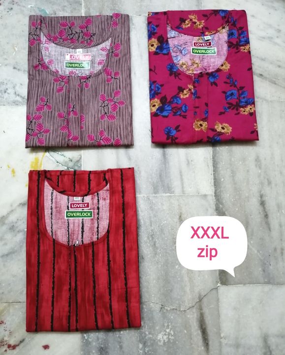 Xxxl nighties uploaded by BARKAT COLLECTION on 3/1/2022