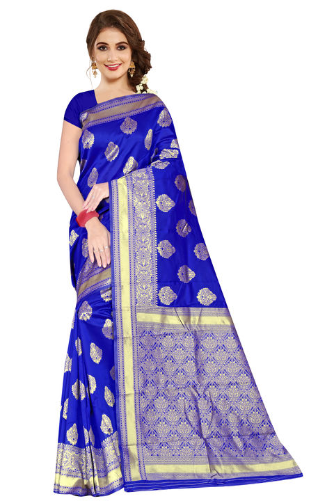 Jacquard saree uploaded by business on 3/1/2022