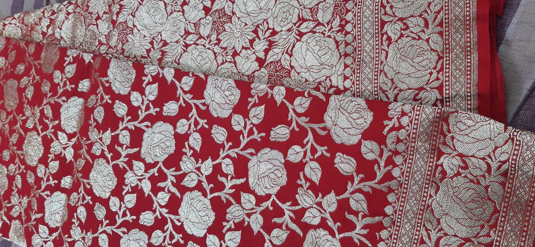 Post image Banarasi silk saree banarasi katan sartan