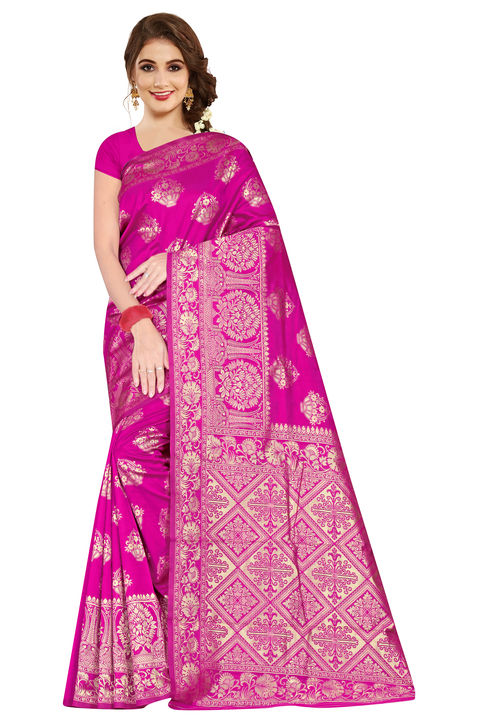 Jacquard saree uploaded by business on 3/1/2022