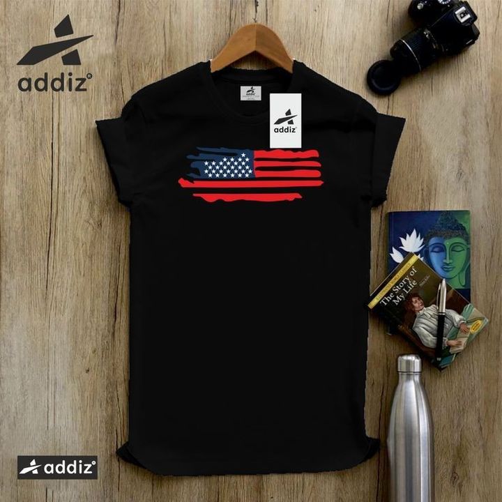 Cotton Printed T-shirt 👕 Graphics : USA uploaded by Vs textiless on 3/1/2022