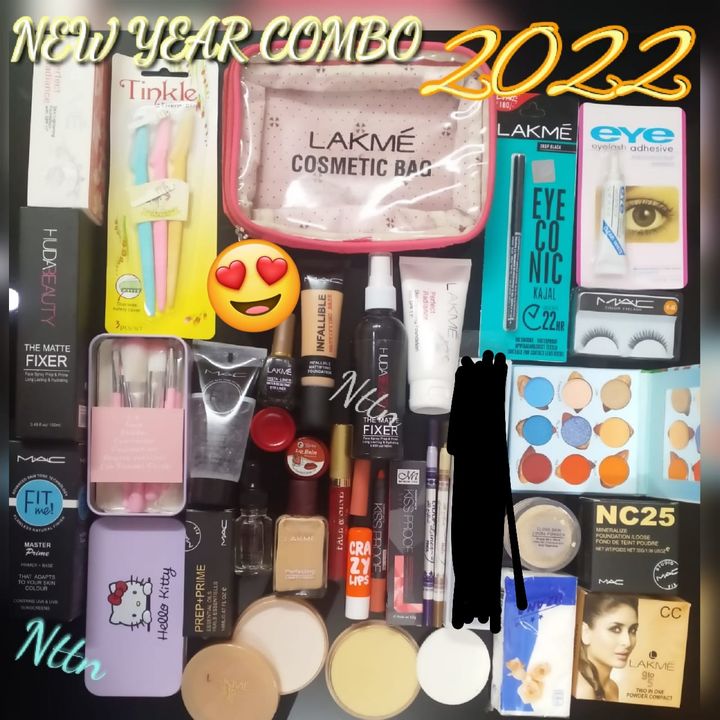 *NEW YEAR COMBO 2022*slvsh


❄️Lakme vanity 
❄️Lakme kajal 
❄️Tinkle razor 
❄️Eyelash glue 
❄️Eyelas uploaded by XENITH D UTH WORLD on 3/1/2022