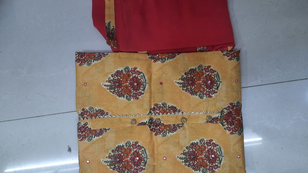 Print cotton  with mirror work  uploaded by business on 3/1/2022
