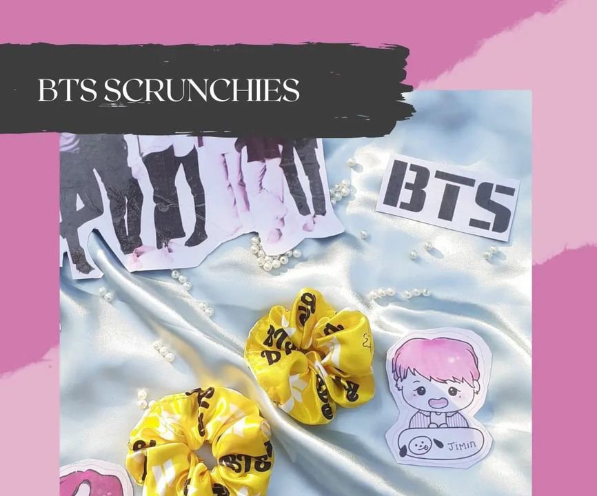 Bts scrunchies  uploaded by business on 3/1/2022