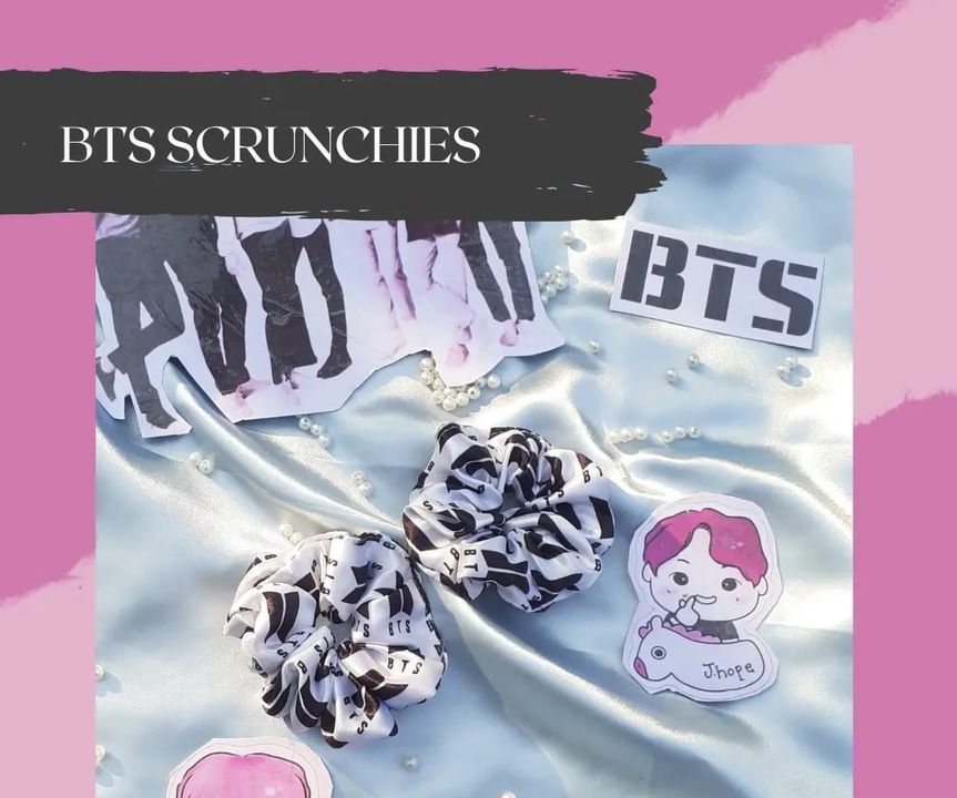 Bts scrunchies  uploaded by business on 3/1/2022