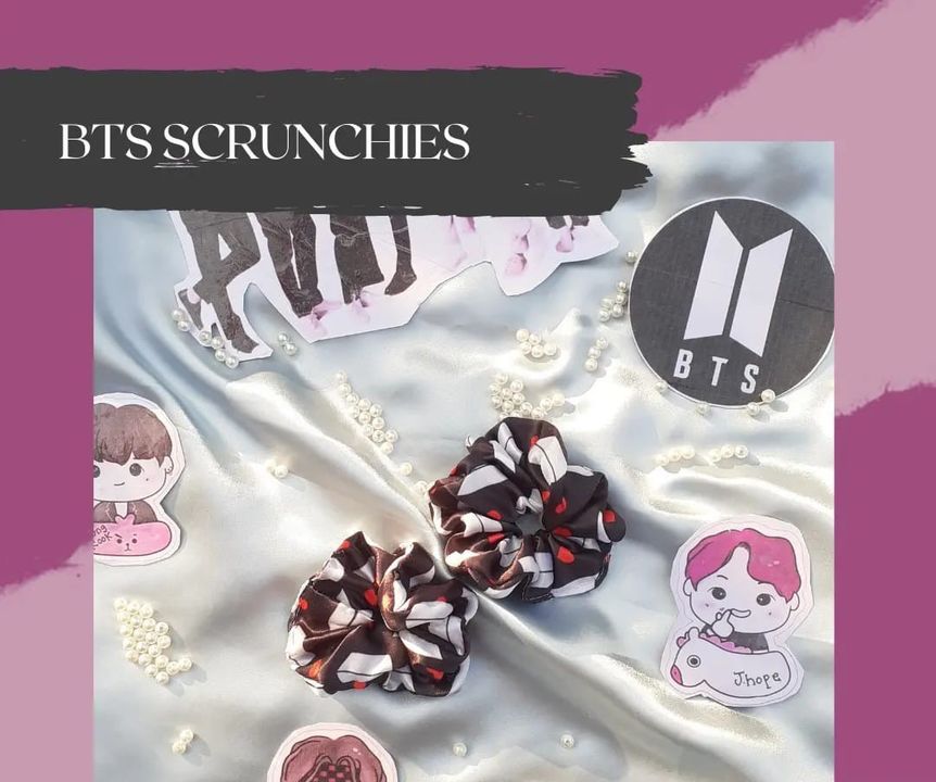 Bts scrunchies  uploaded by business on 3/1/2022