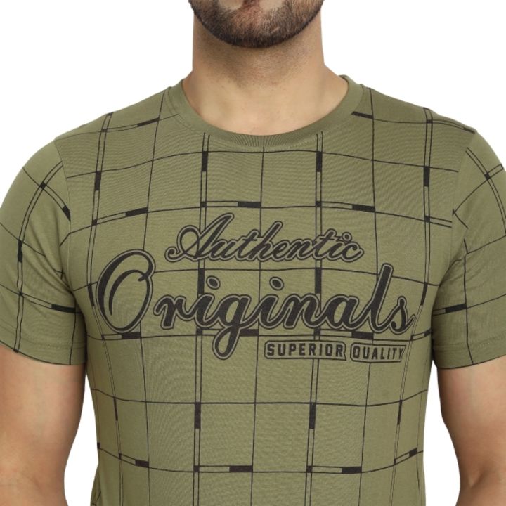 *Jay Jagannath* JUGULAR Printed, Checkered Men Round Neck Light Green T-Shirt *Rs.290(cod)* *whatsa uploaded by NC Market on 3/2/2022