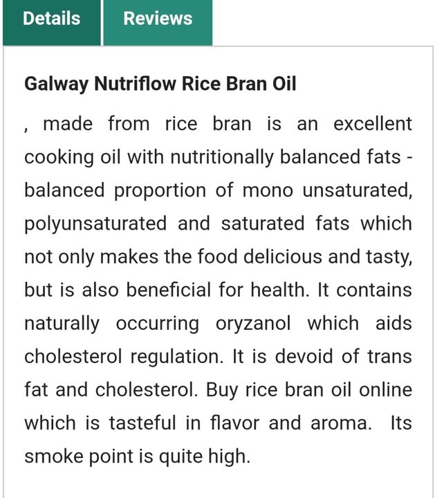 Rice Bran Oil (S) uploaded by GAGANASRI ENTERPRISES on 3/2/2022