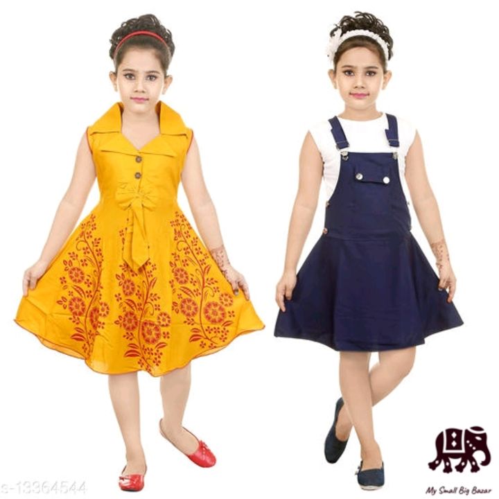 Princess Multicolor Party Frocks & Dresses (pack of 2) uploaded by Khushi queen on 3/2/2022