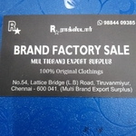 Business logo of Brand factory sale