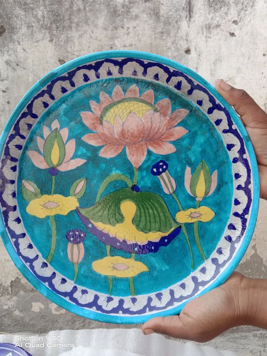 wall  hanging plates. uploaded by blue pottery Jaipur on 3/2/2022