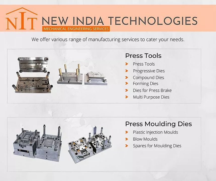 Post image For any mechanical parts manufacturing.. please contact 🤝📩☎️

Website : www.nitechnologies.in
Email id : info@nitechnologies.in
Contact no : 9901044498/8892247087