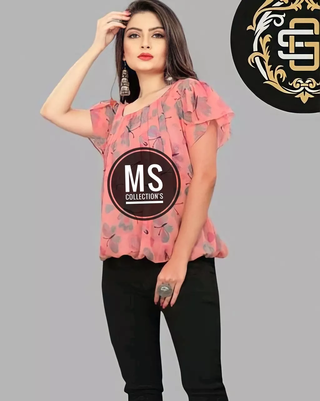Post image *MS Collection's Present's*
*MS Code:-157*
*Latest Women Design Top*
*Fabric:- Georgette*
*Size Range Available*
*S To XL*
*At Affordable Price:-₹420*
*Free Shipping + Cash On Delivery Available*
*Regards MS Collection's*©