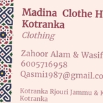 Business logo of Madina Clouth House Kotranka