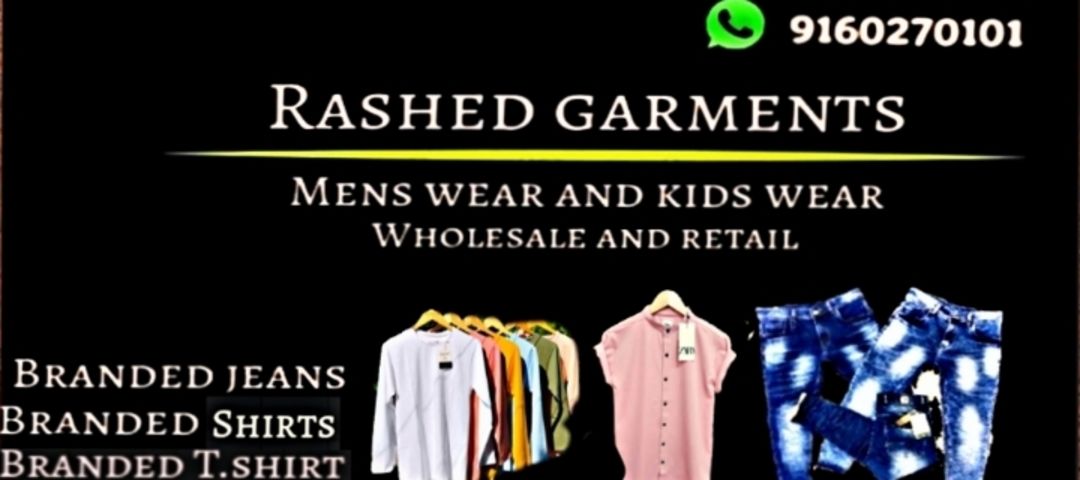 Visiting card store images of Rashed garments