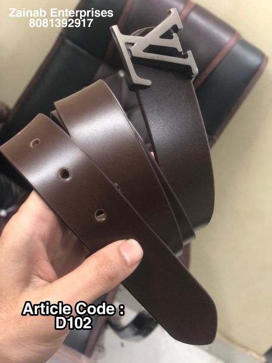 Cristal leather on designer buckles uploaded by Ansari International on 3/2/2022