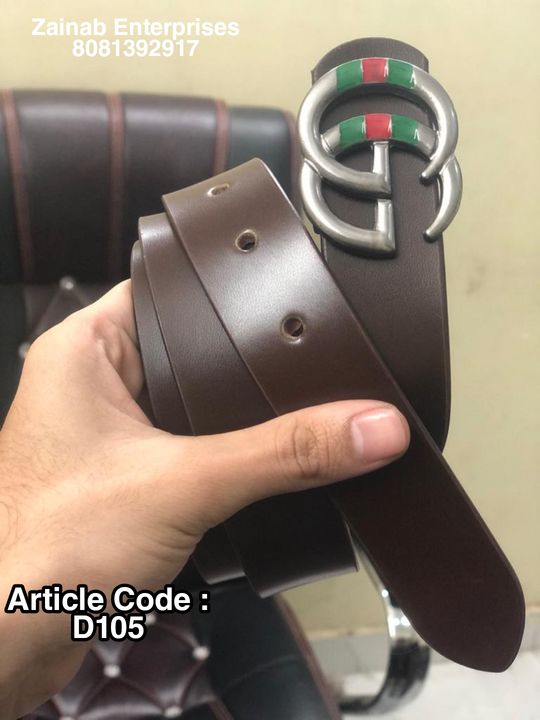 Cristal leather on designer buckles uploaded by Ansari International on 3/2/2022