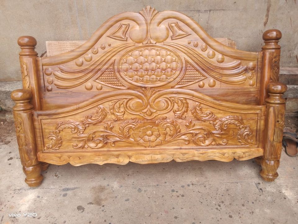 Wooden cot uploaded by INDIAN TIMBER on 3/2/2022
