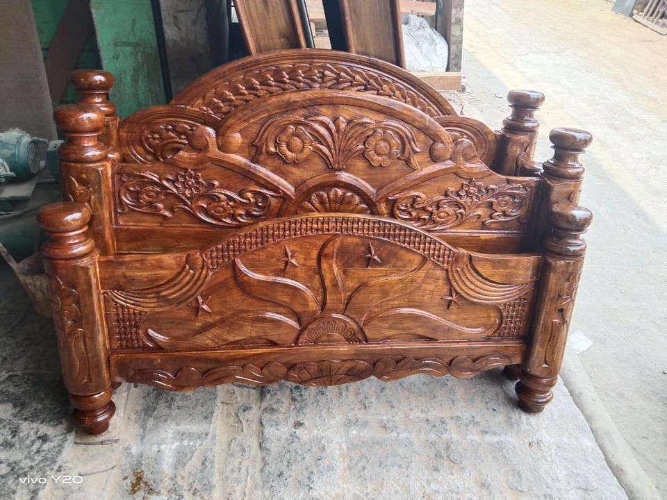 Wooden cot uploaded by INDIAN TIMBER on 3/2/2022