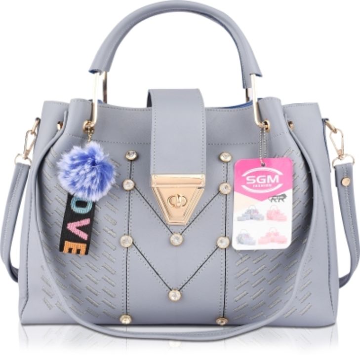 SGM Fashion Women Grey Handbag uploaded by Anu Shop on 3/3/2022