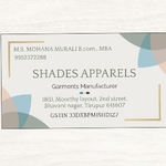 Business logo of Shades Apparels based out of Coimbatore