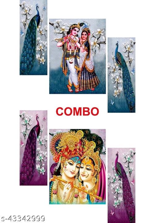 Post image Beautiful Combo - Set of 3 Lord Radha Krishna Flute Love &amp; Peacocke Greenery Beautiful (12 X 18 Inch) &amp; Set Of 3 Couple Beautiful Painting (12 X 18 Inch) Name: Beautiful Combo - Set of 3 Lord Radha Krishna Flute Love &amp; Peacocke Greenery Beautiful (12 X 18 Inch) &amp; Set Of 3 Couple Beautiful Painting (12 X 18 Inch) Material: MDFType: PaintingFrame Type: UnframedProduct Length: 12 InchProduct Height: 18 InchProduct Breadth: 0.5 InchMultipack: 6Country of Origin: IndiaPrice:- 399/-Free delivery