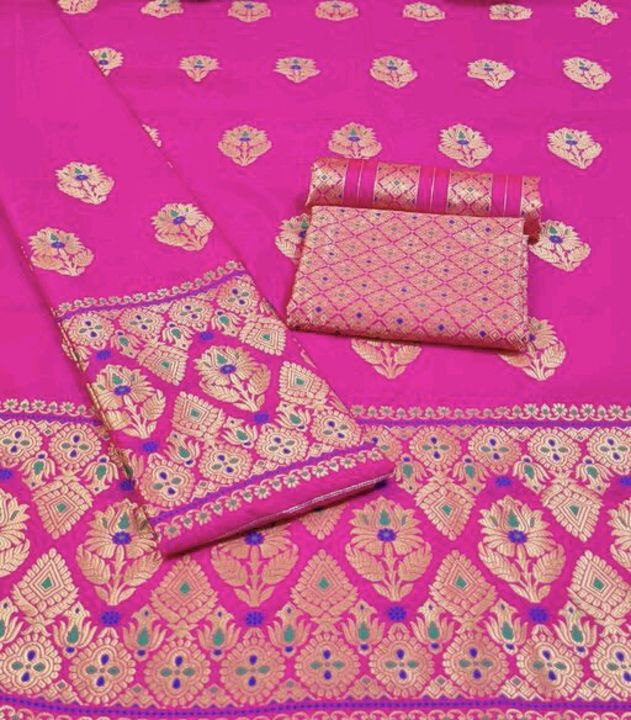 *Jay Jagannath* Saree *Rs.720(cod)* *whatsapp.* Saree Fabric: Poly Silk Blouse: Running uploaded by NC Market on 3/3/2022