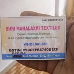 Business logo of Shri mahalaxmi textiles