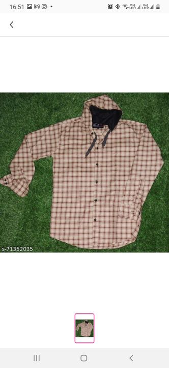 Mens checks shirt uploaded by business on 3/3/2022