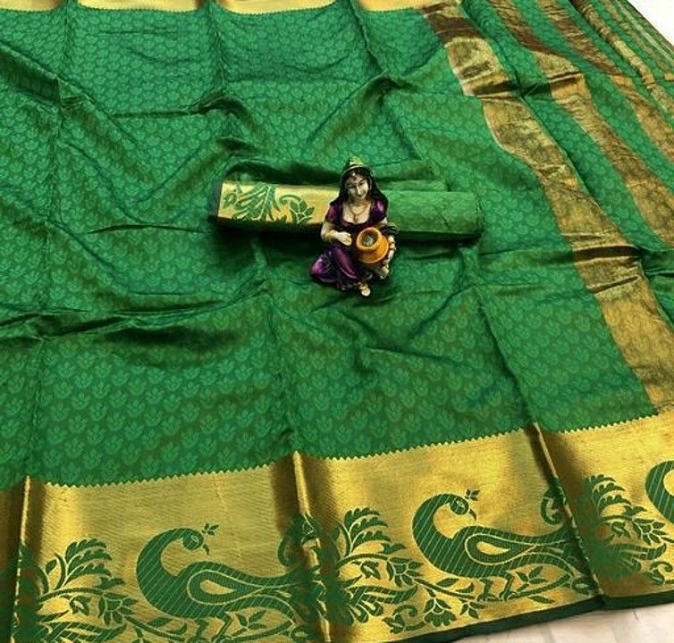 free mask Navratri Green Aagam Fashionable Sarees

Saree Fabric: Kanjeevaram Silk
Blouse: Variable ( uploaded by business on 10/11/2020