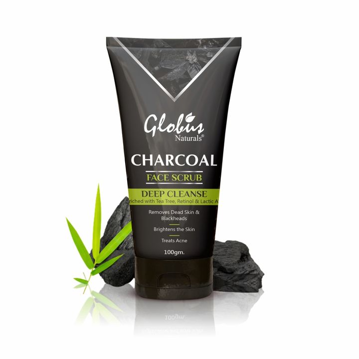 Globus charcoal face scrub uploaded by business on 3/4/2022