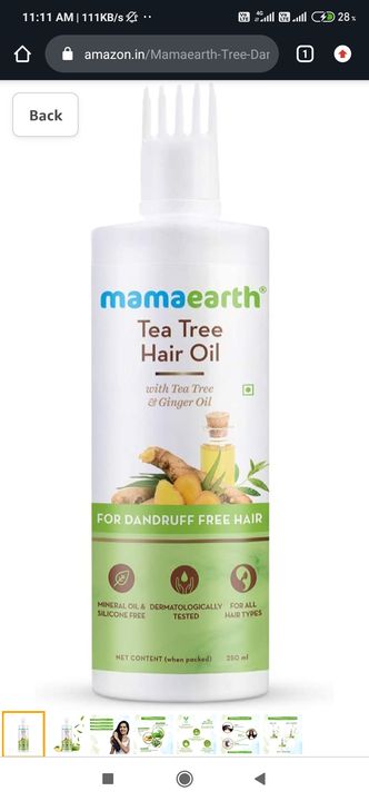 Post image MamaEarth
Argan Hair Oil
Mrp..Rs 499/- ...250 MLGet @ Rs 399/-
Buy any ProductGet Flat 15 % Discount on Mrp
Spl Discount &amp; Limited OfferWomen DayOffer valid till 9 March