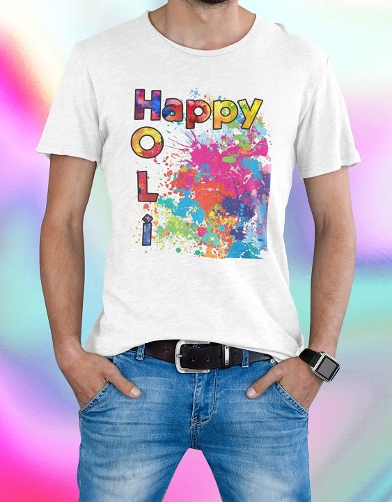 Holi T-shirts uploaded by ISHMEET ENTERPRISES on 3/4/2022