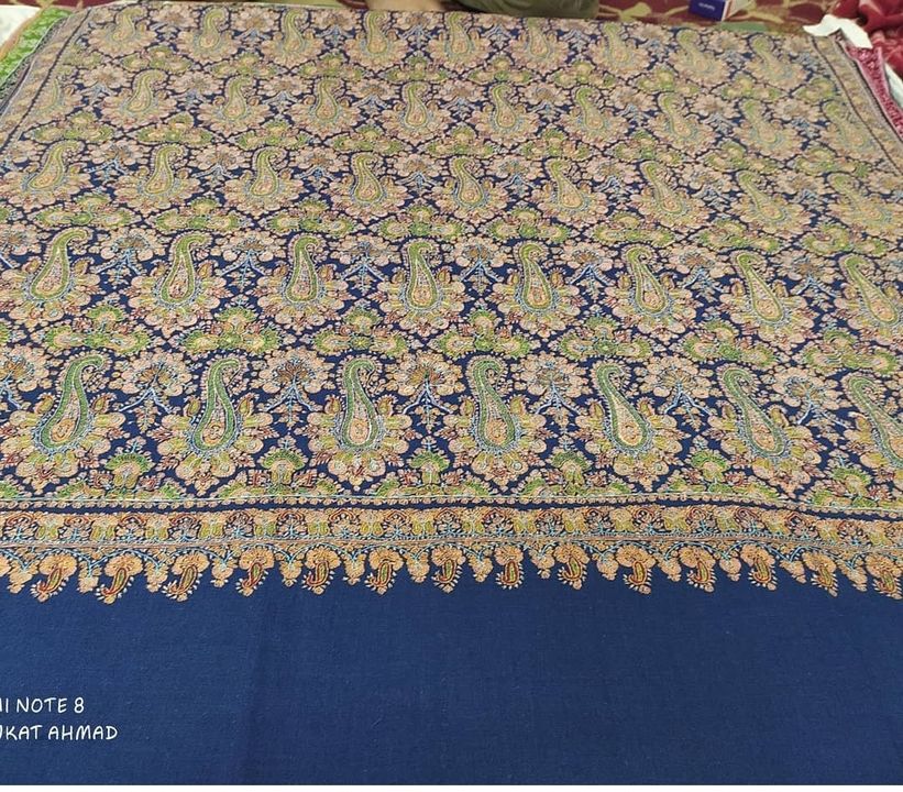 Pashmina sozni jamawar shawl uploaded by business on 3/4/2022