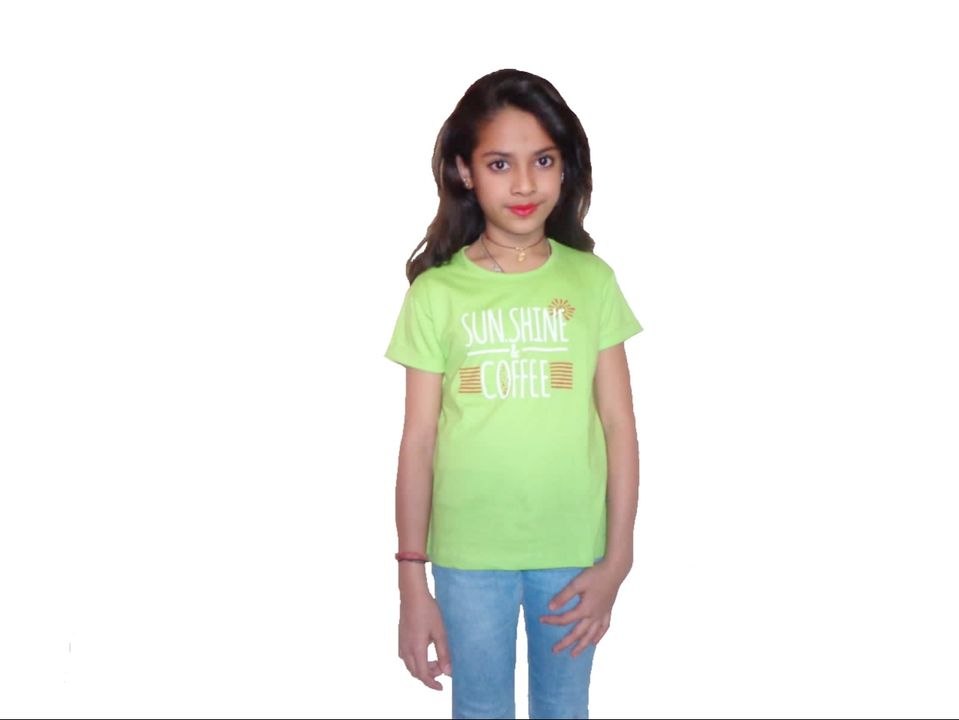 Product image with price: Rs. 299, ID: fancy-girls-t-shirt-92226f19